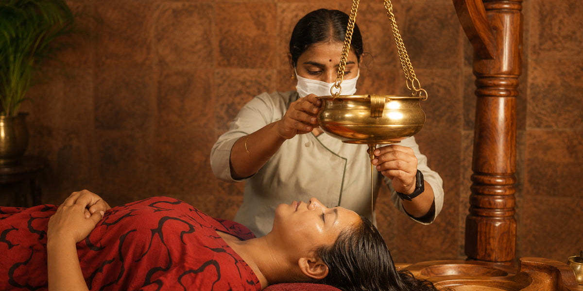 SHIRODHARA THERAPY – Continuous Herbal Oil Stream Therapy
